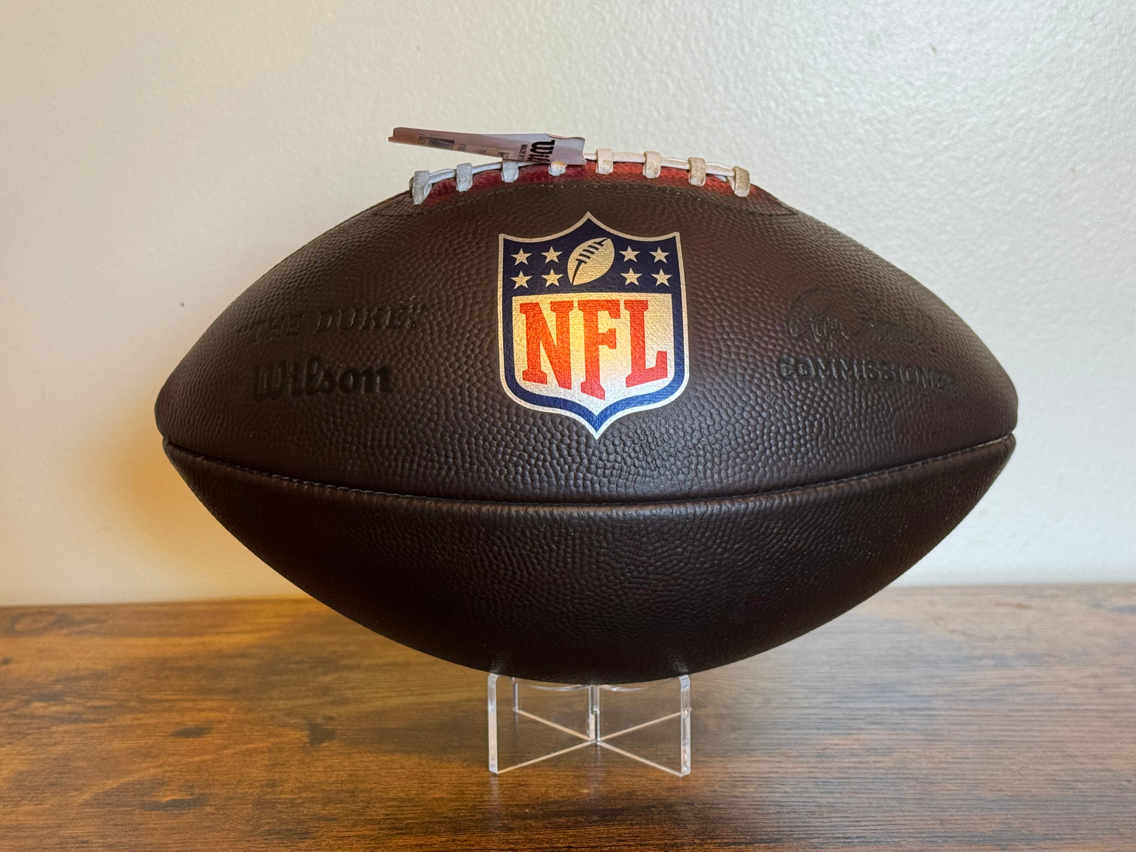 Wilson Official NFL The Duke Football Brand New Mudded And Tacked