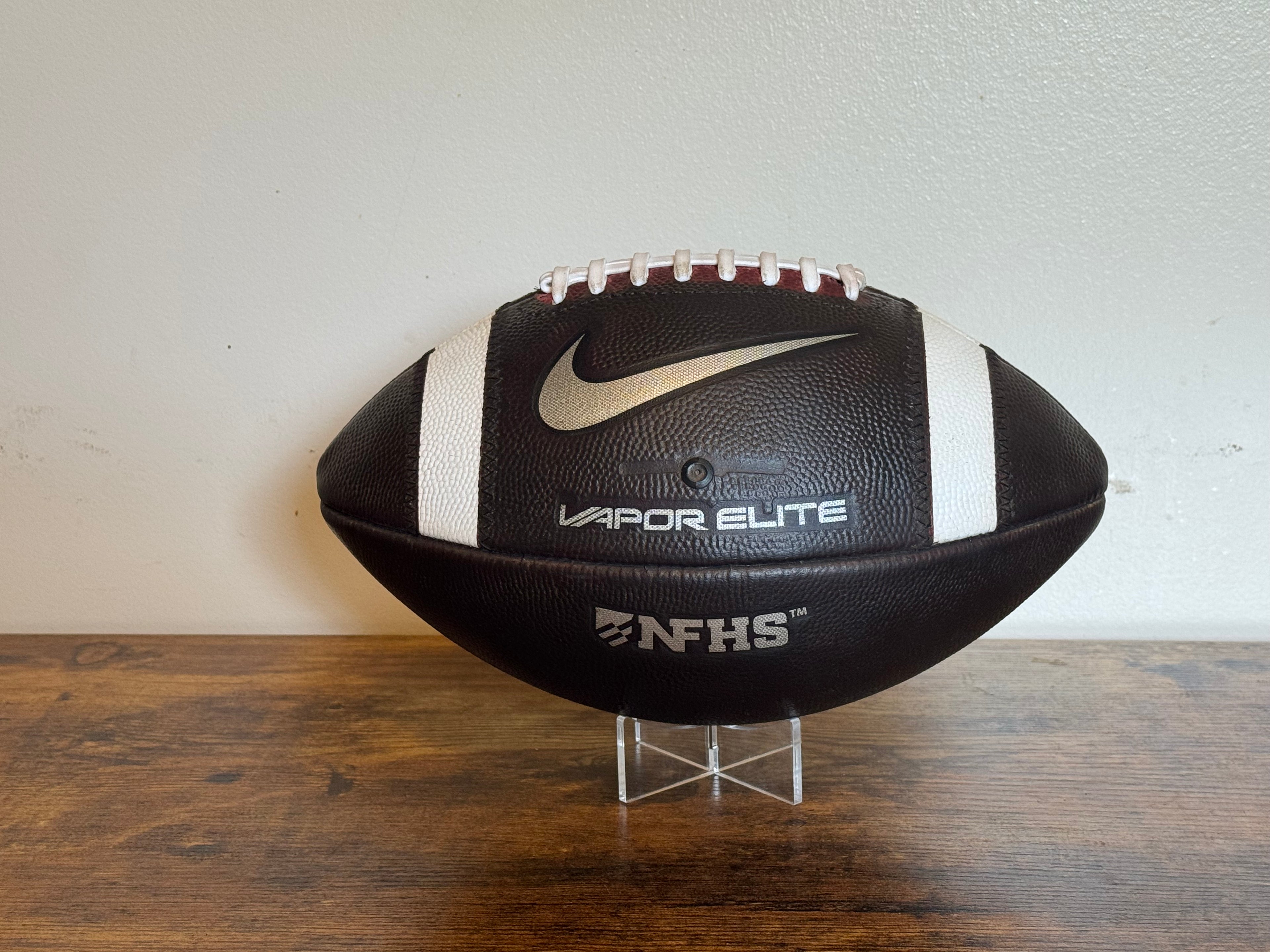 Nike Vapor Elite (Chrome) Leather Football Fully Game Prepped/ Broken In/ Mudded and Tacked