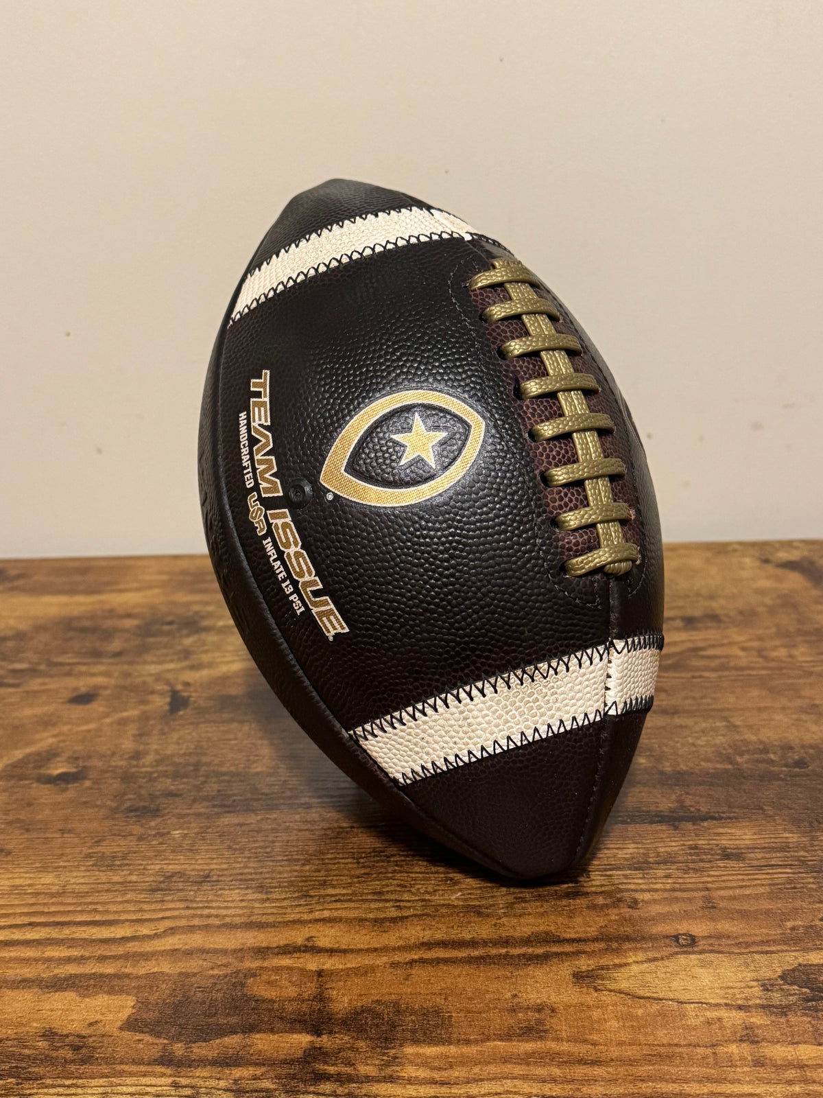 Team Issue Gamer Gold NFHS Fully Game Prepped/ Broken In/ Mudded and Tacked