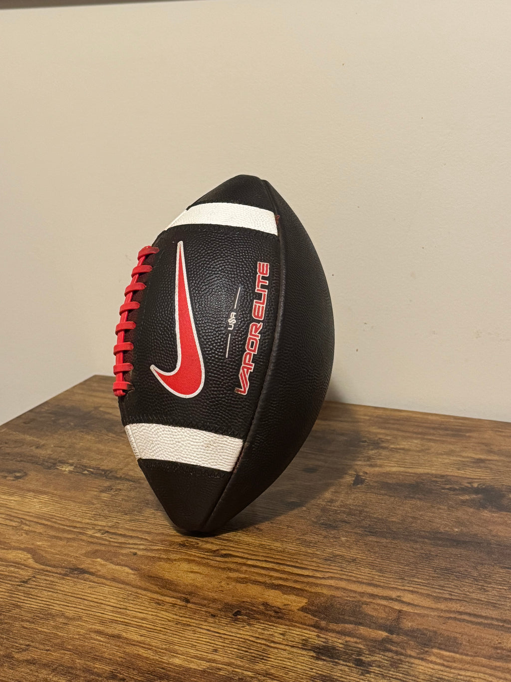 Nike Vapor Elite (Red) Leather Fully Game Prepped/ Broken In/ Mudded and Tacked