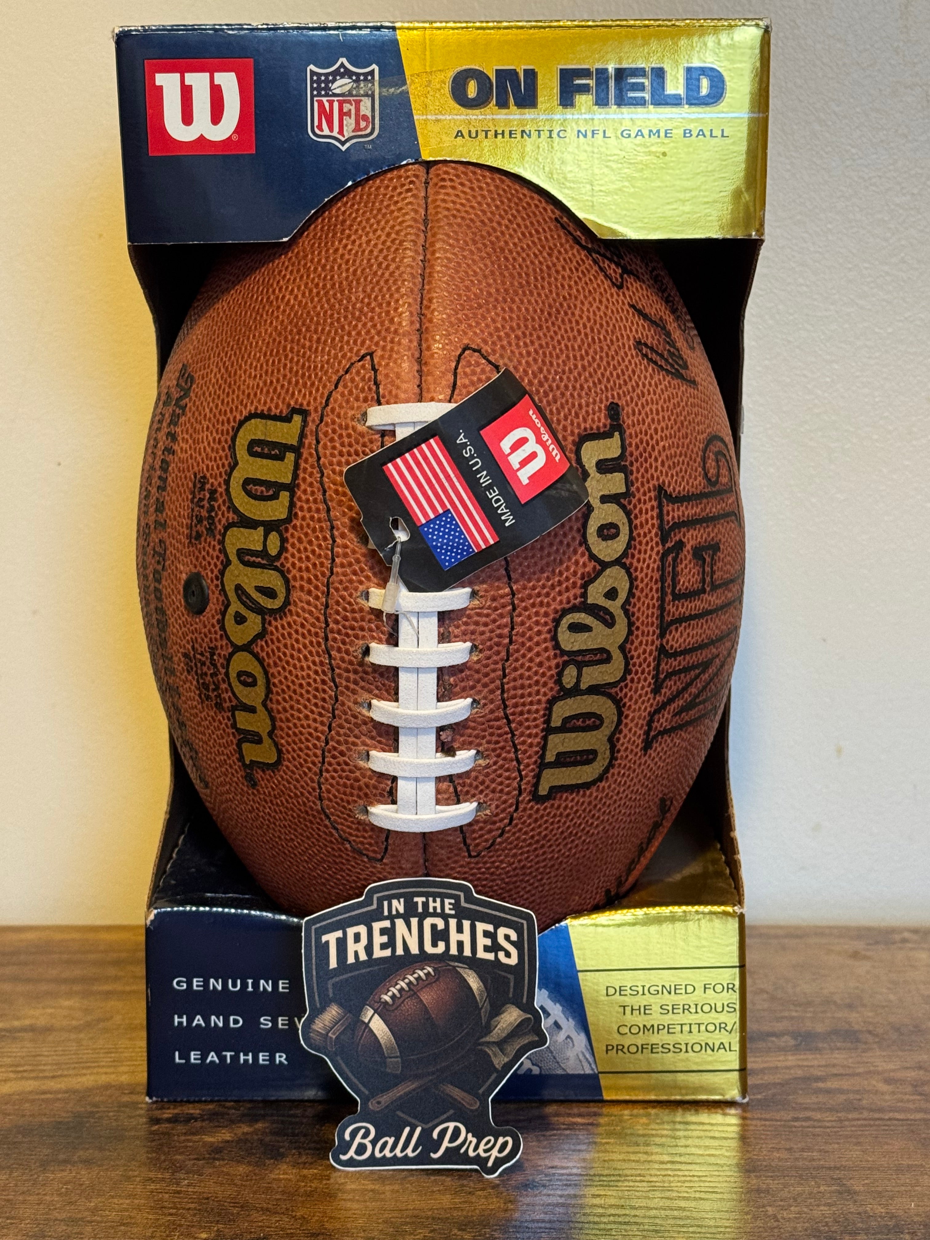 Wilson Official Vintage NFL Football New Bladder and Laces. In Box.