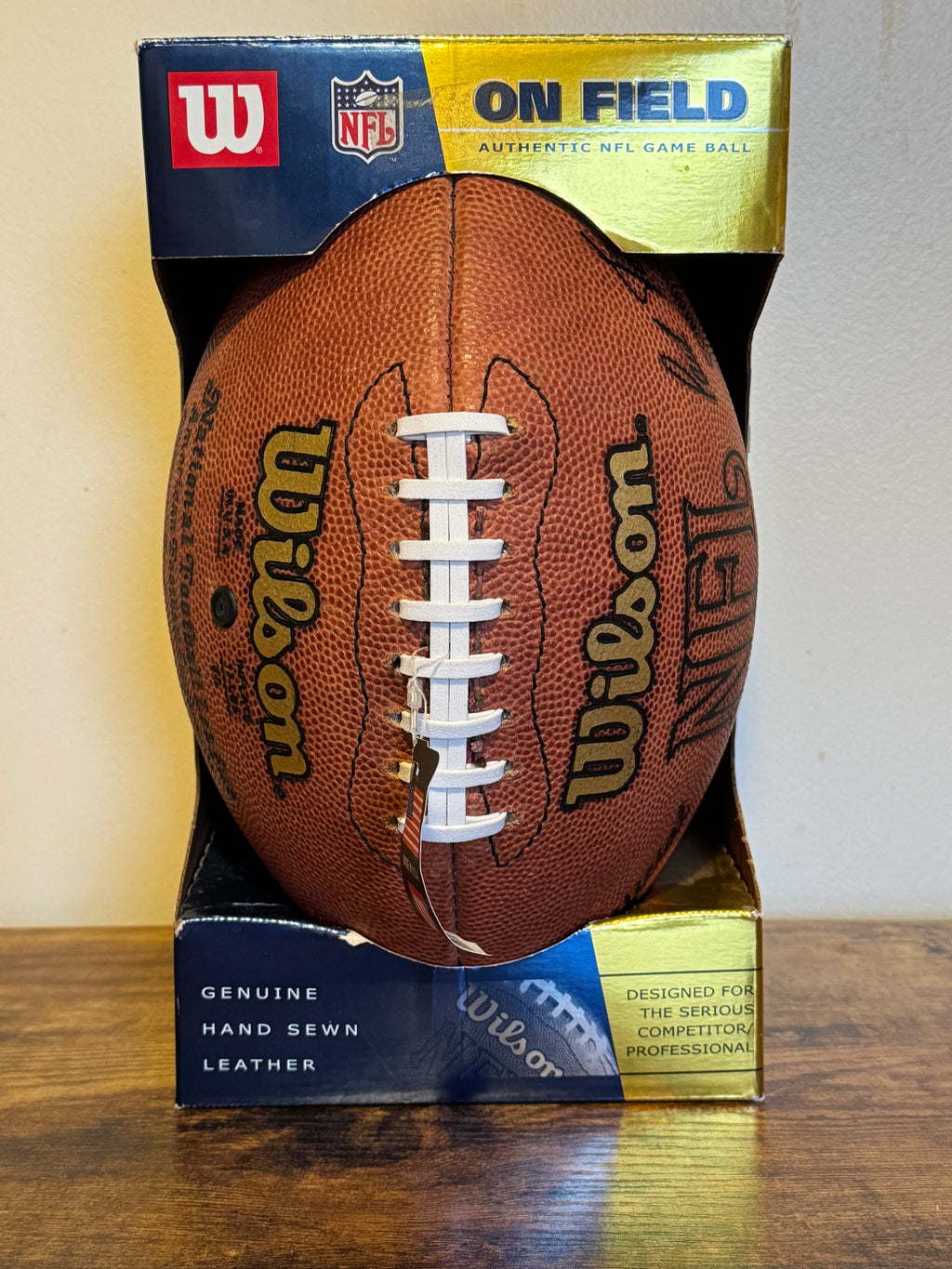 Wilson Official Vintage NFL Football New Bladder and Laces. In Box.