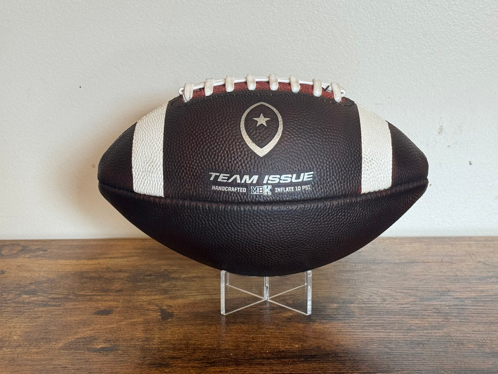 Team Issue Official Leather Game Football Peewee MBK Fully Prepped/Broken In