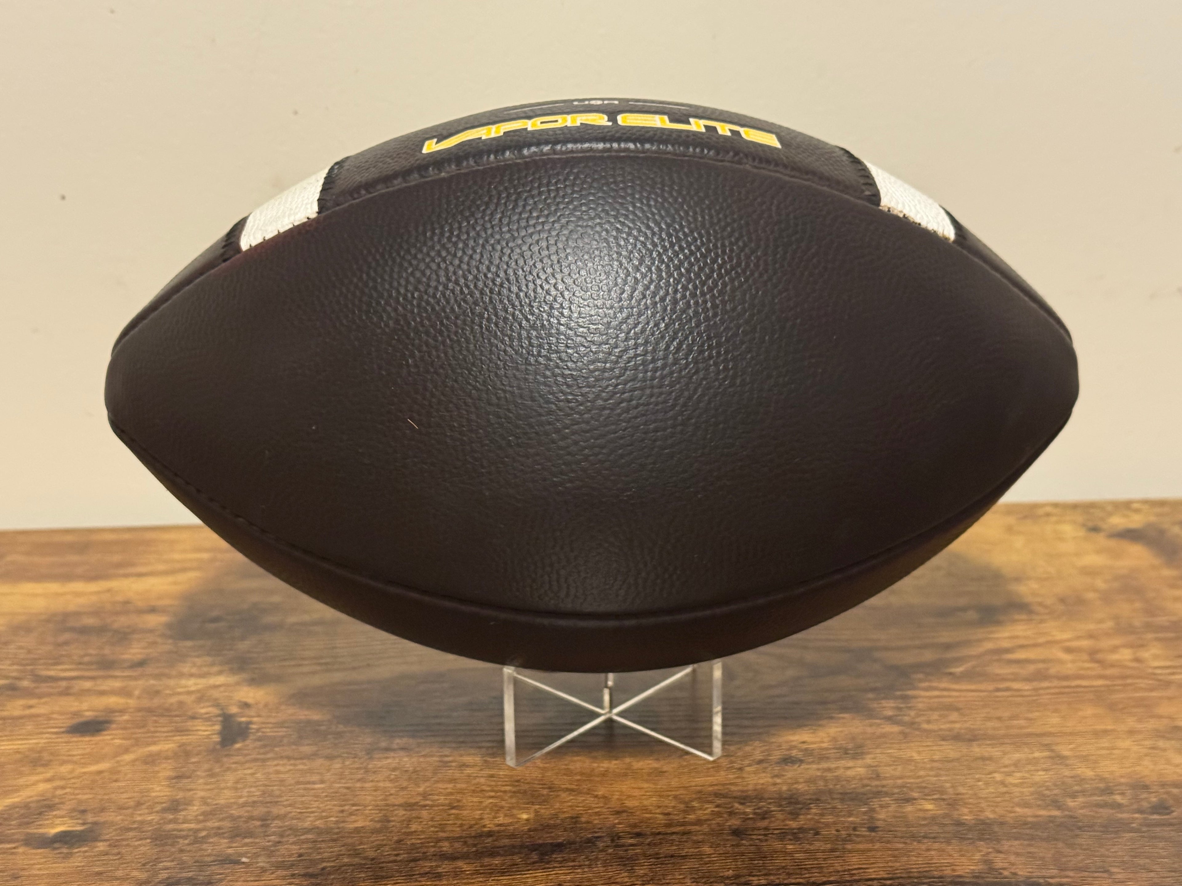 Nike Vapor Elite (Yellow) Leather Football Fully Game Prepped/ Broken In/ Mudded and Tacked