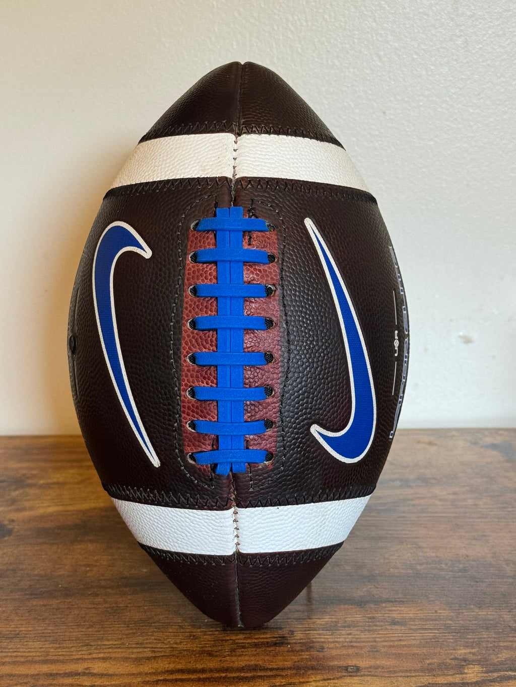 Nike Vapor Elite (Blue) Leather Football Fully Game Prepped/ Broken In/ Mudded and Tacked
