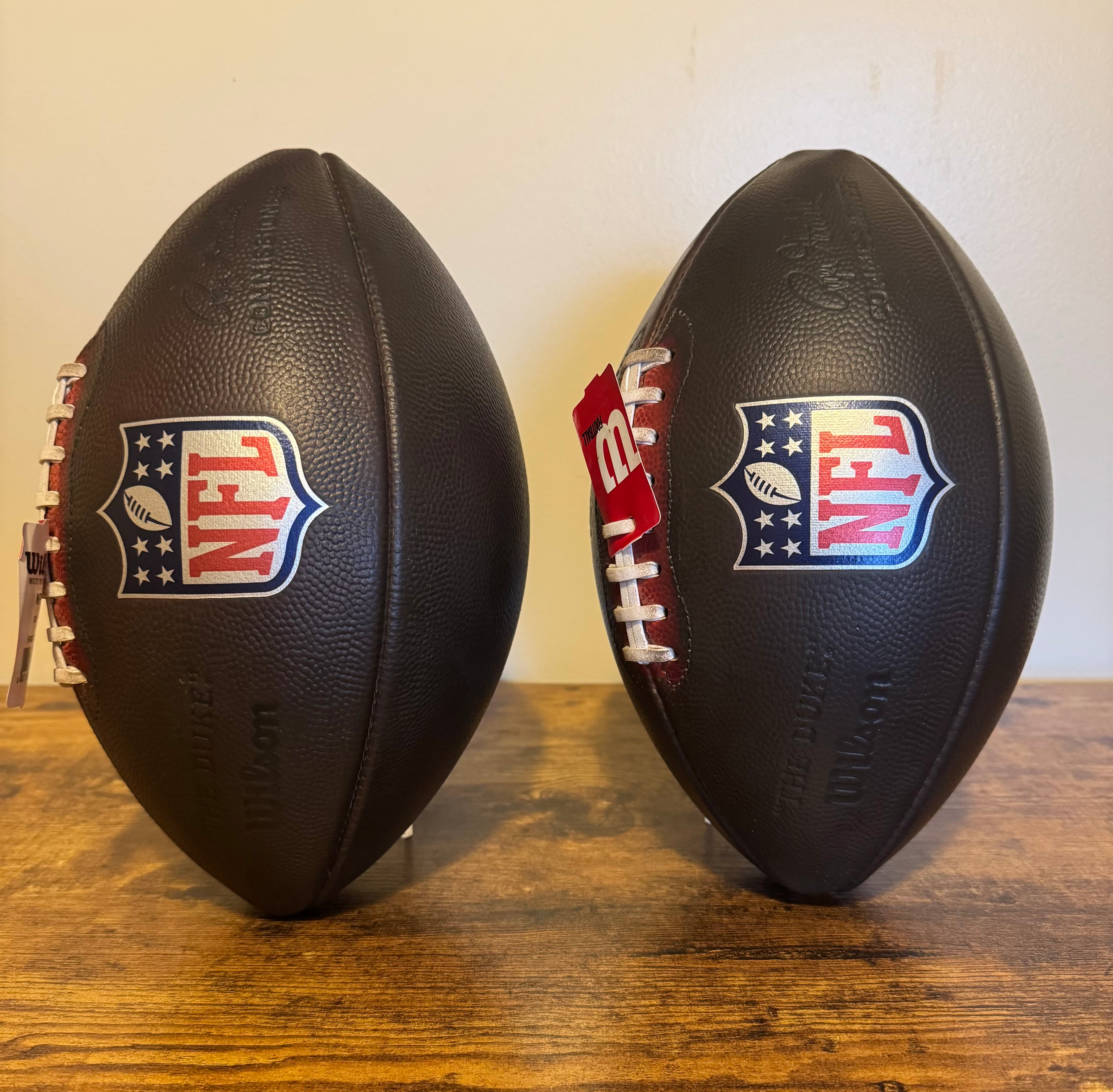 Wilson Official NFL The Duke Football Brand New Mudded And Tacked