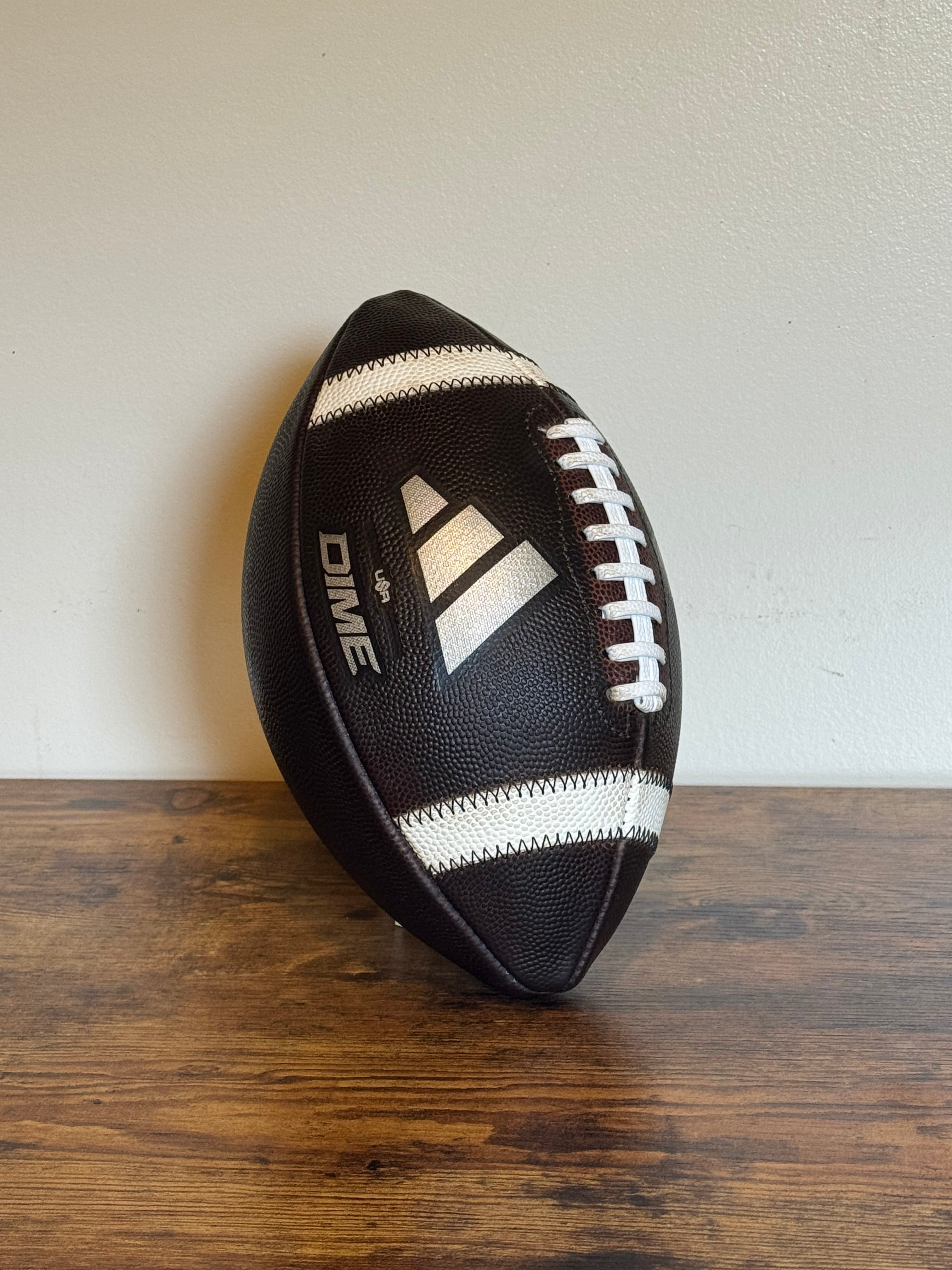 Adidas Dime NFHS/NCAA Football (Chrome) Fully Game Prepped/ Broken In/ Mudded and Tacked
