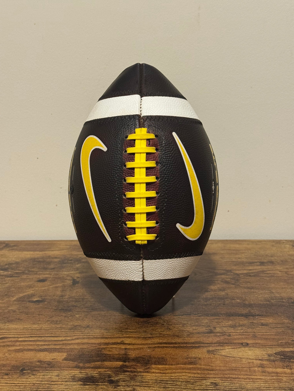 Nike Vapor Elite (Yellow) Leather Football Fully Game Prepped/ Broken In/ Mudded and Tacked