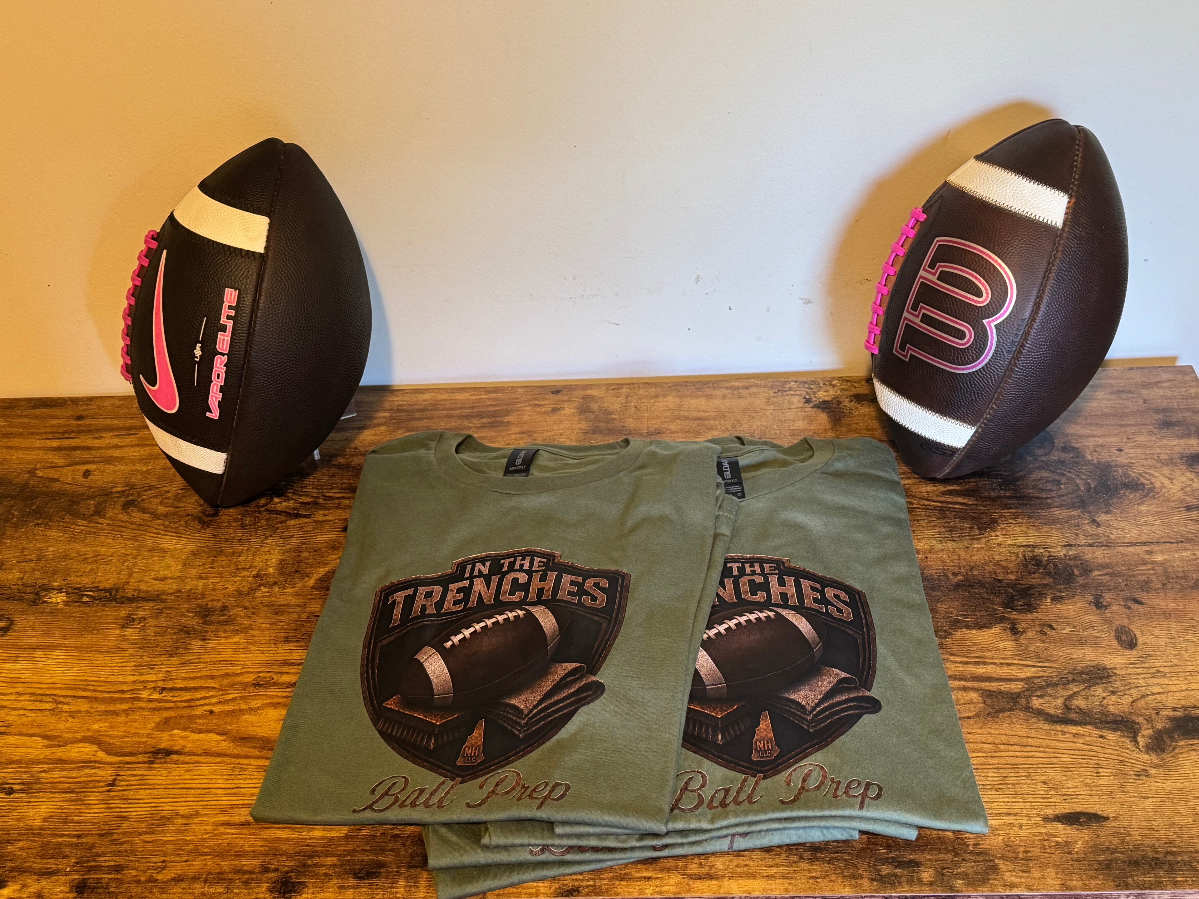 In The Trenches Ball Prep Logo T-Shirts