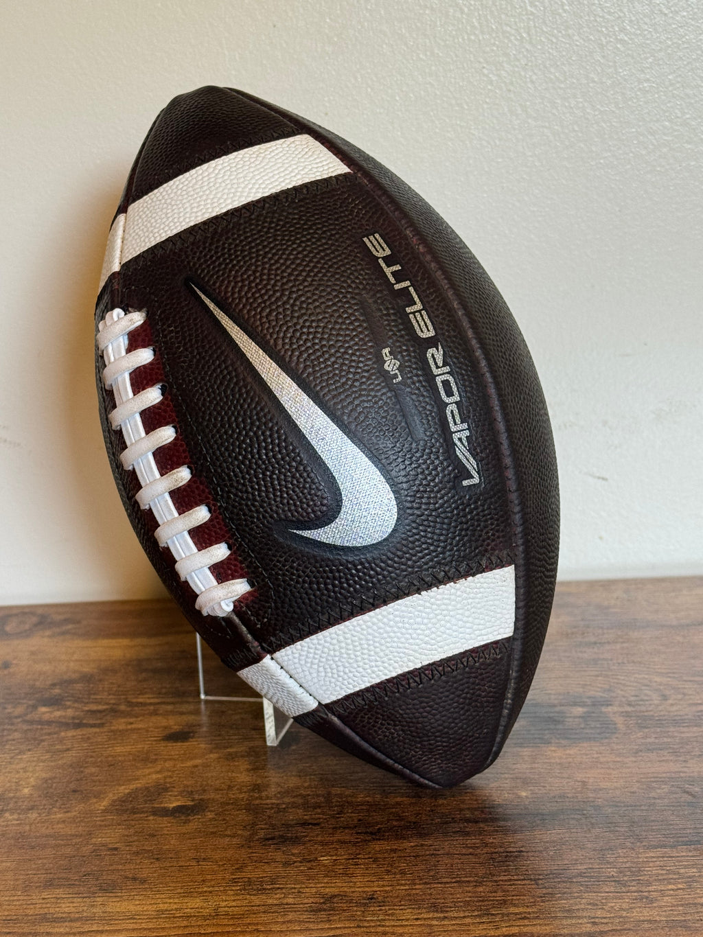 Nike Vapor Elite (Chrome) Leather Football Fully Game Prepped/ Broken In/ Mudded and Tacked