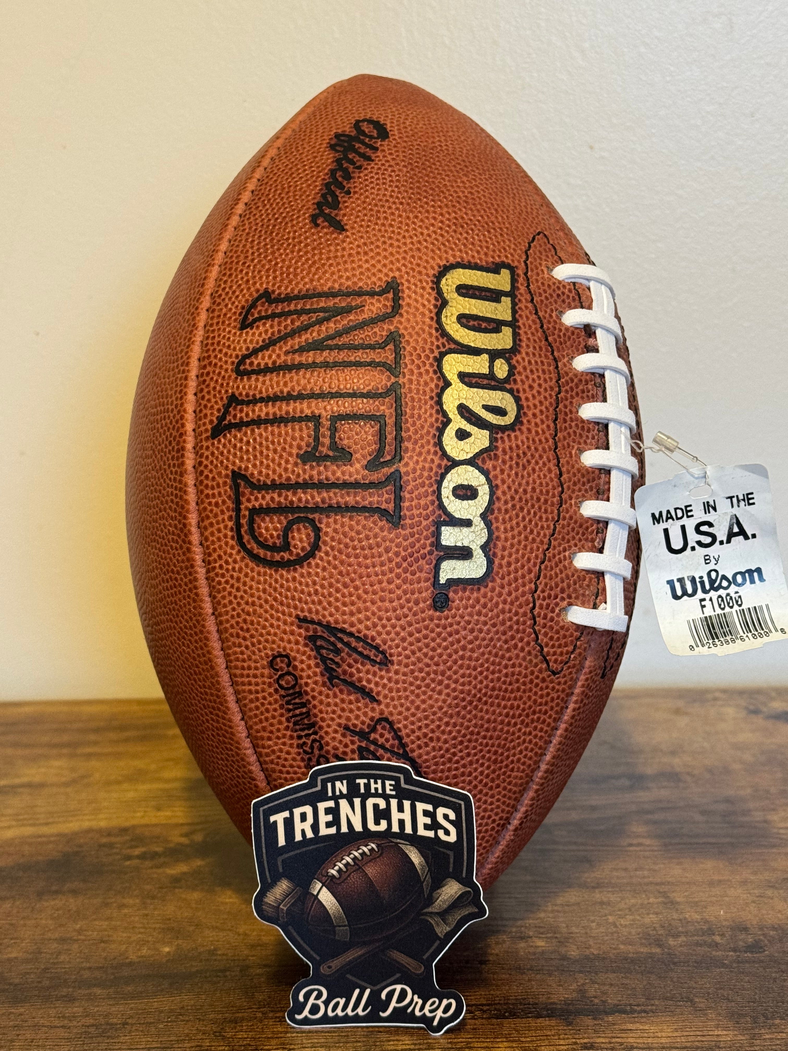 Wilson Official Vintage NFL Football New Bladder and Laces. In Box.