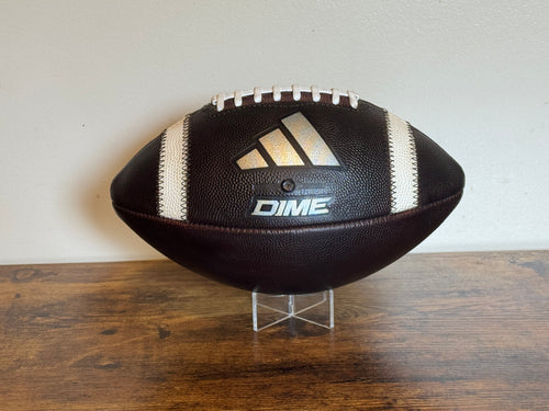 Adidas Dime NFHS/NCAA Football (Chrome) Fully Game Prepped/ Broken In/ Mudded and Tacked