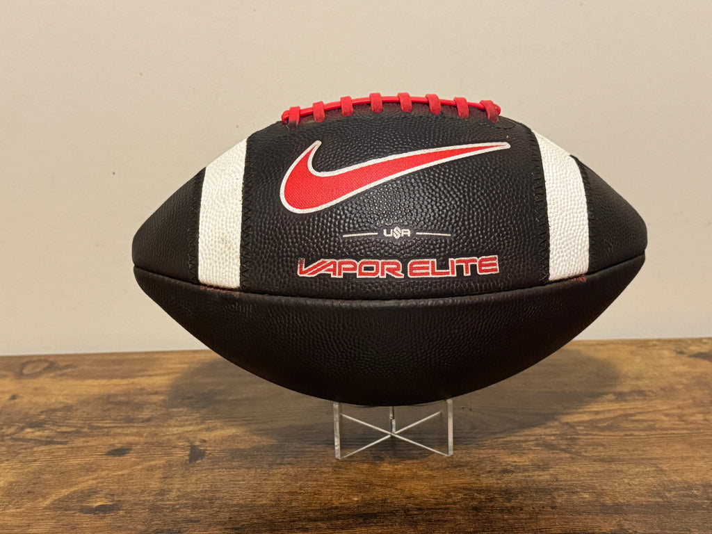 Nike Vapor Elite (Red) Leather Fully Game Prepped/ Broken In/ Mudded and Tacked