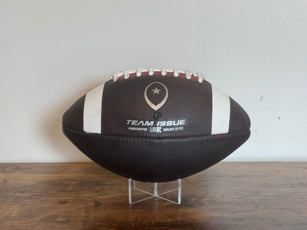 Team Issue Official Leather Game Football Peewee MBK Fully Prepped/Broken In