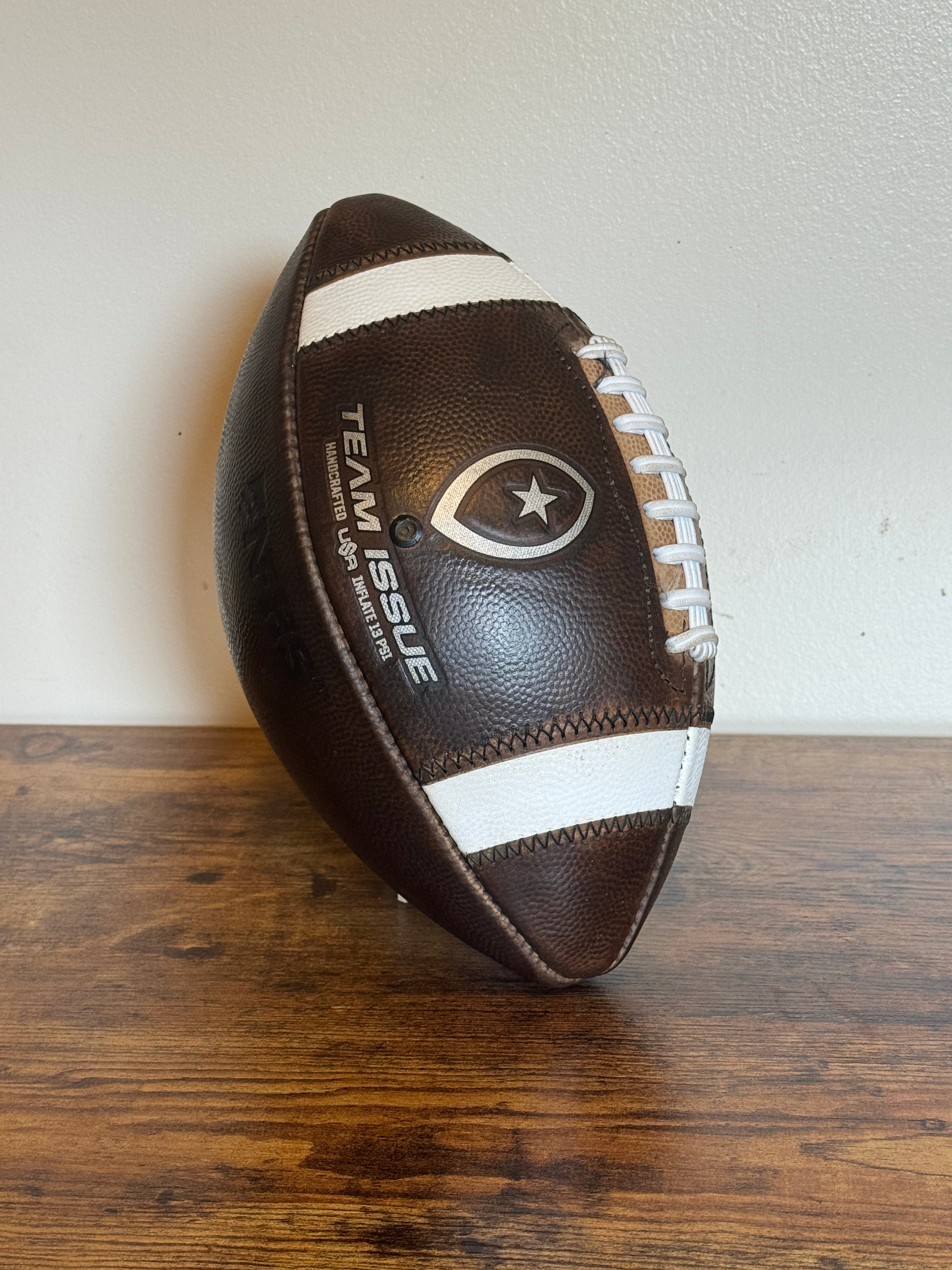 Team Issue Official Dual Threat NFHS High School Football Fully Game Prepped/ Broken In/ Mudded and Tacked