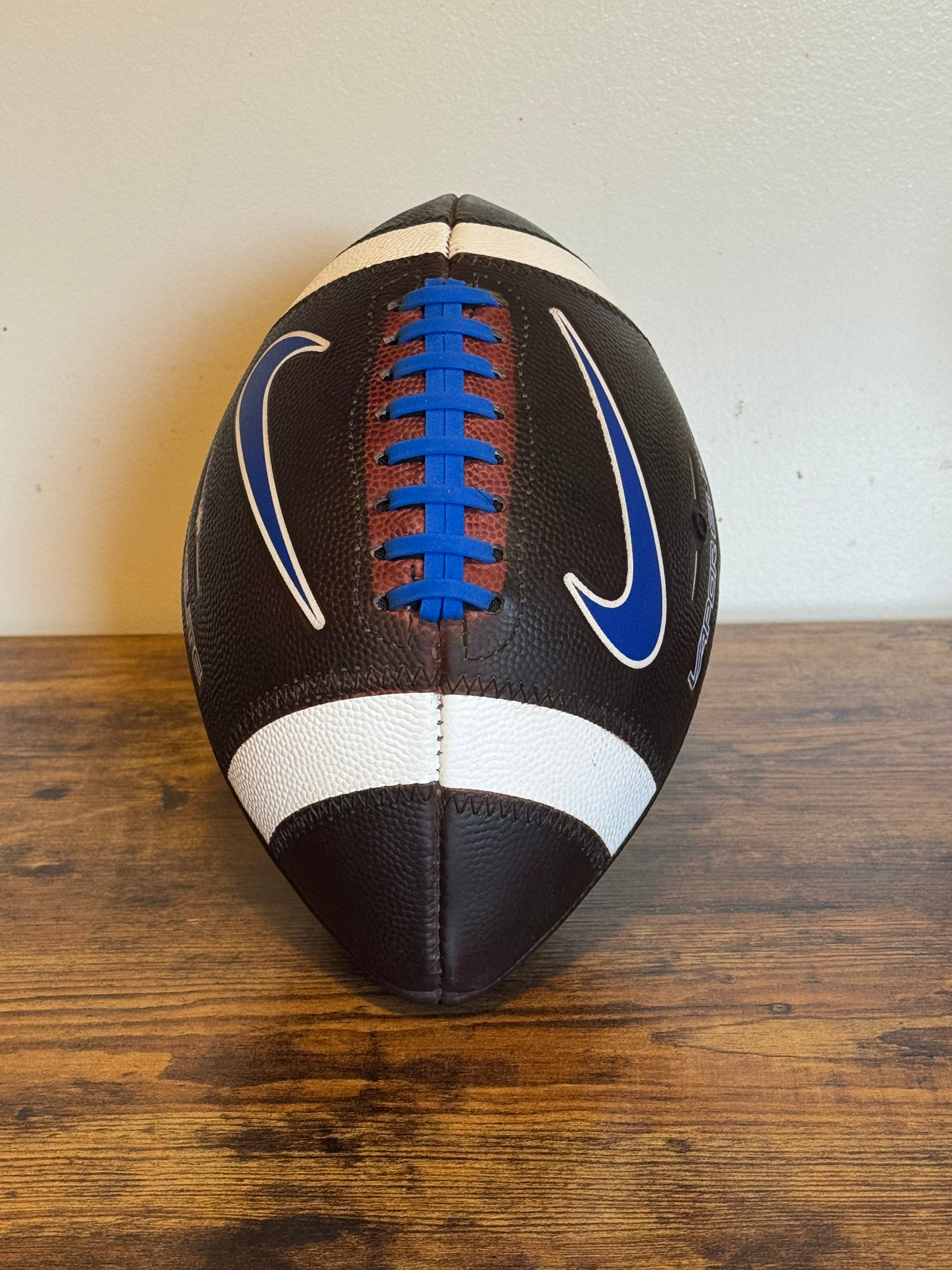 Nike Vapor Elite (Blue) Leather Football Fully Game Prepped/ Broken In/ Mudded and Tacked