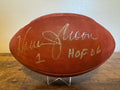 Warren Moon Autographed Nike Aero Elite Football PSA COA HOF Inscription
