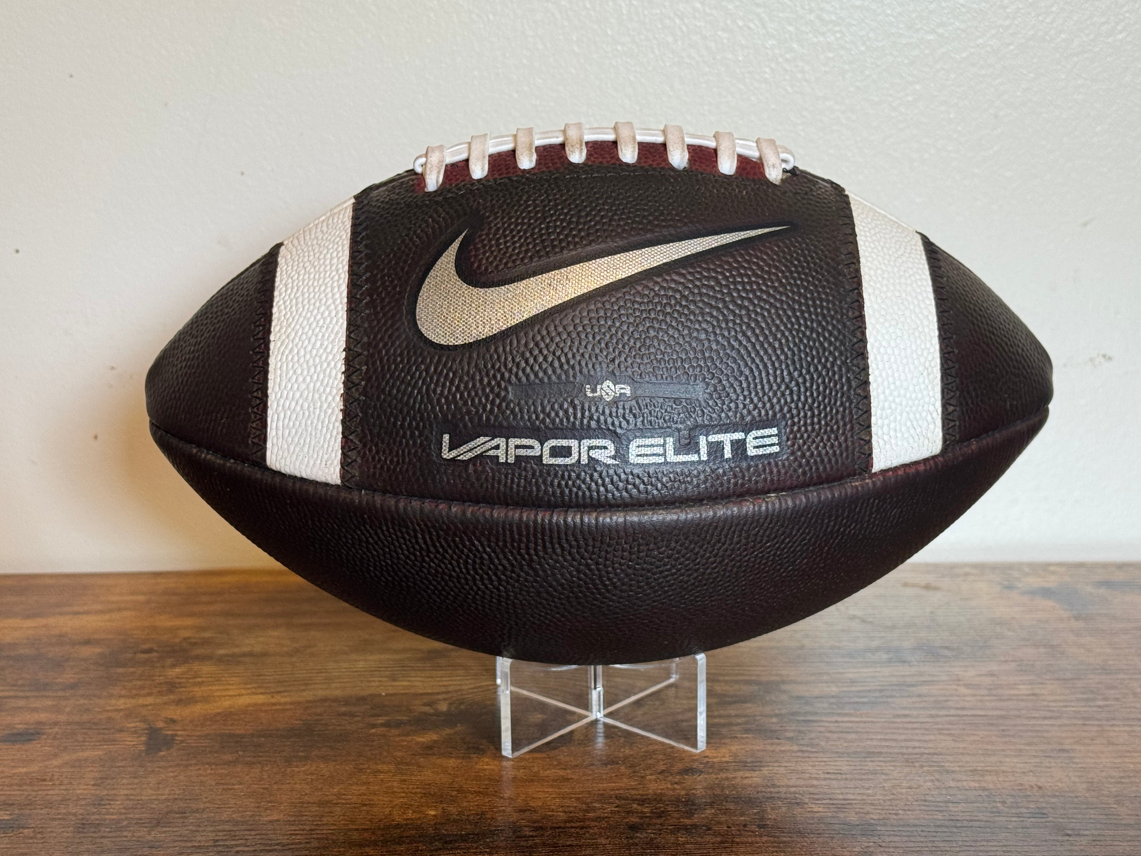 Nike Vapor Elite (Chrome) Leather Football Fully Game Prepped/ Broken In/ Mudded and Tacked