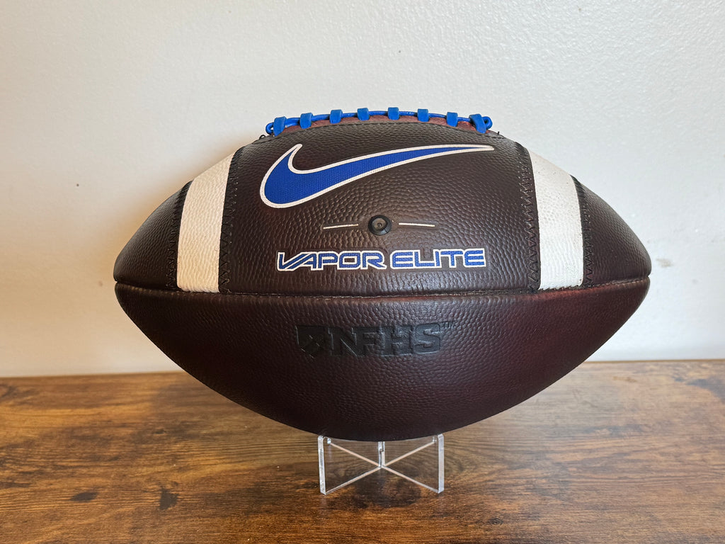 Nike Vapor Elite (Blue) Leather Football Fully Game Prepped/ Broken In/ Mudded and Tacked