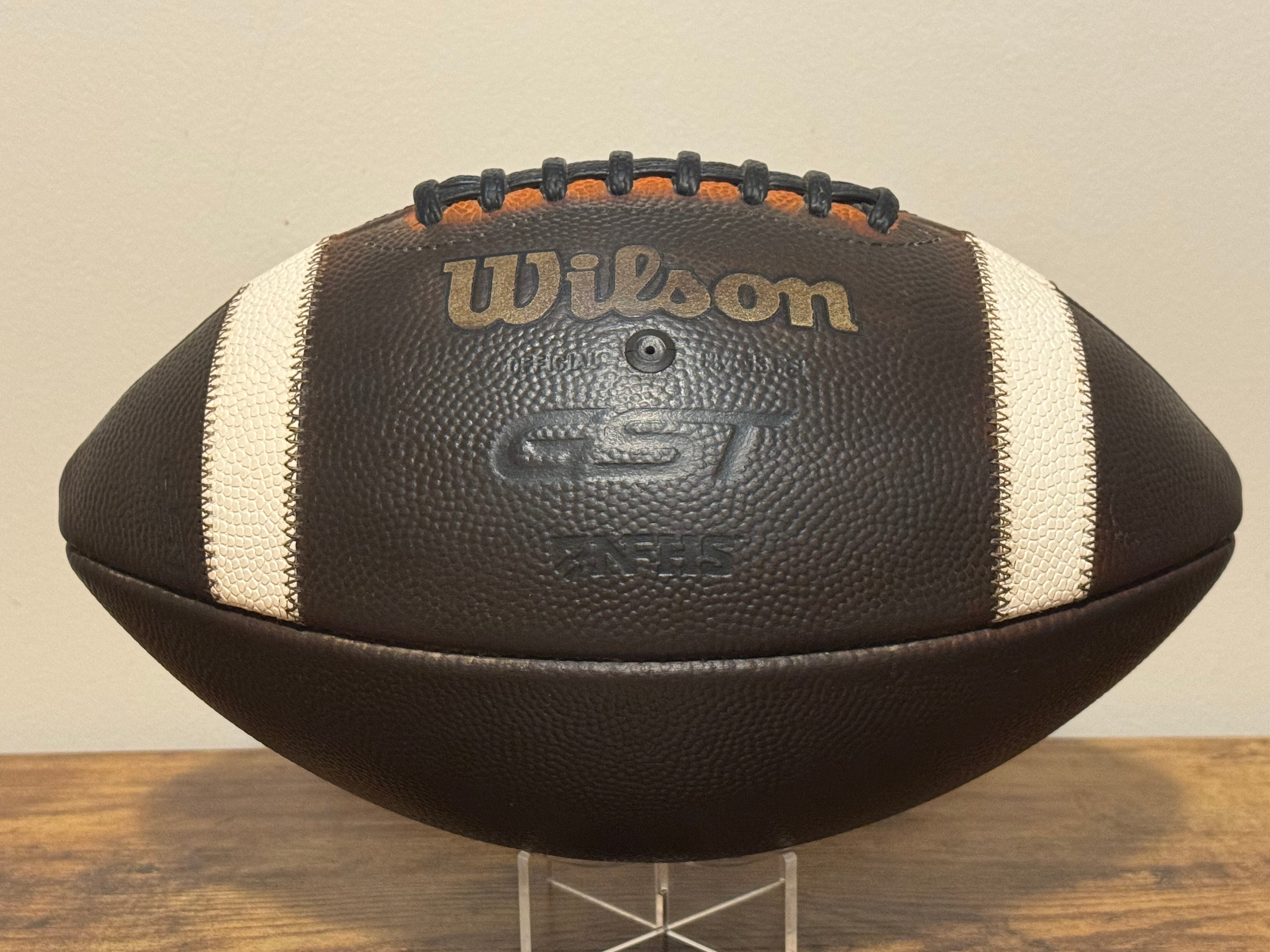Wilson GST 1003 NFHS Leather Football