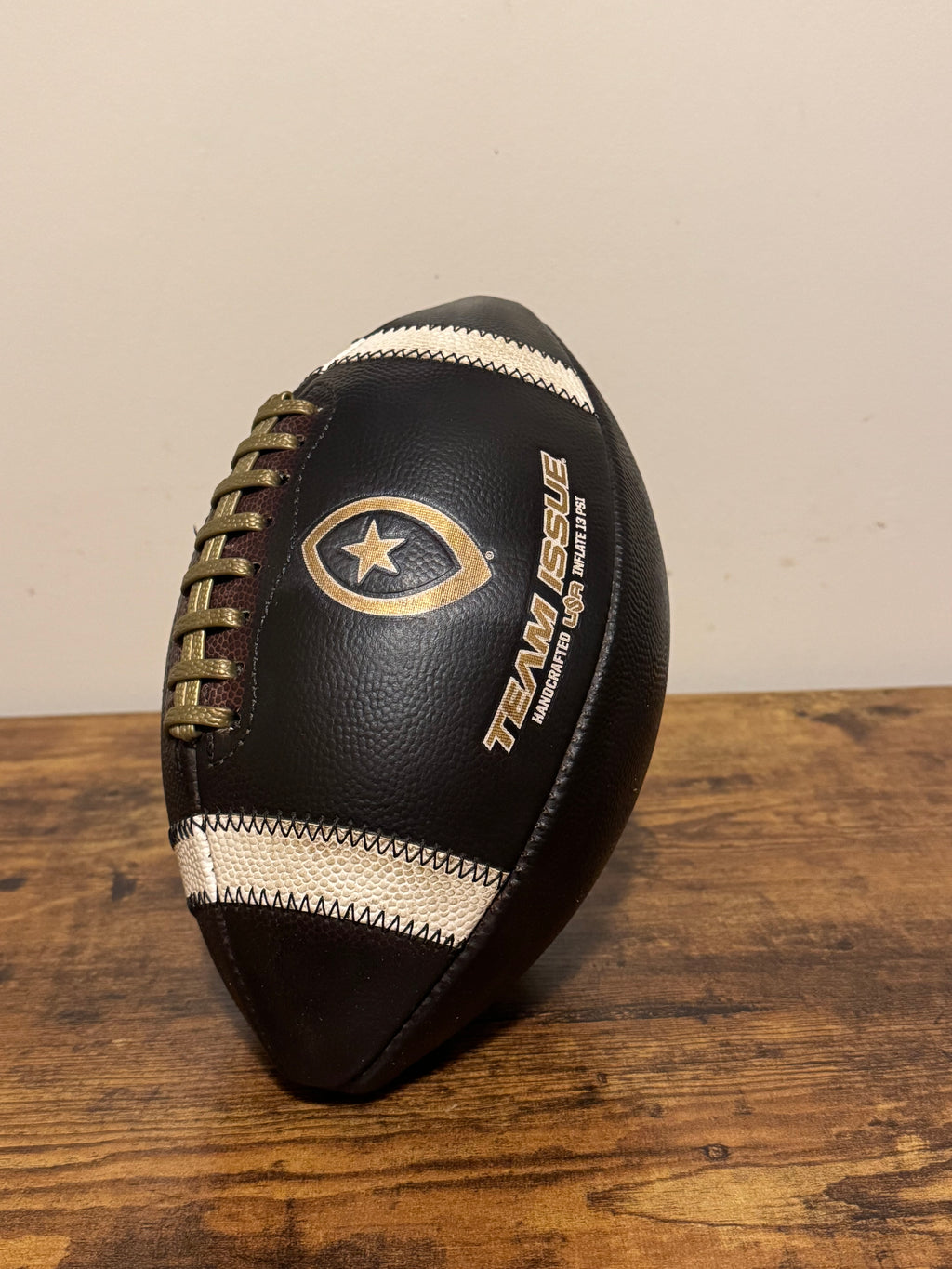 Team Issue Gamer Gold NFHS Fully Game Prepped/ Broken In/ Mudded and Tacked