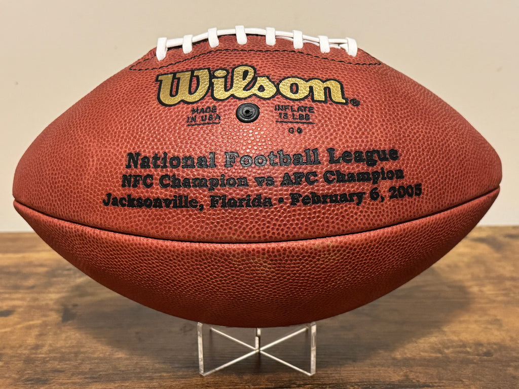 Wilson Official NFL Super Bowl XXXIX (39) Football (Conditioned)