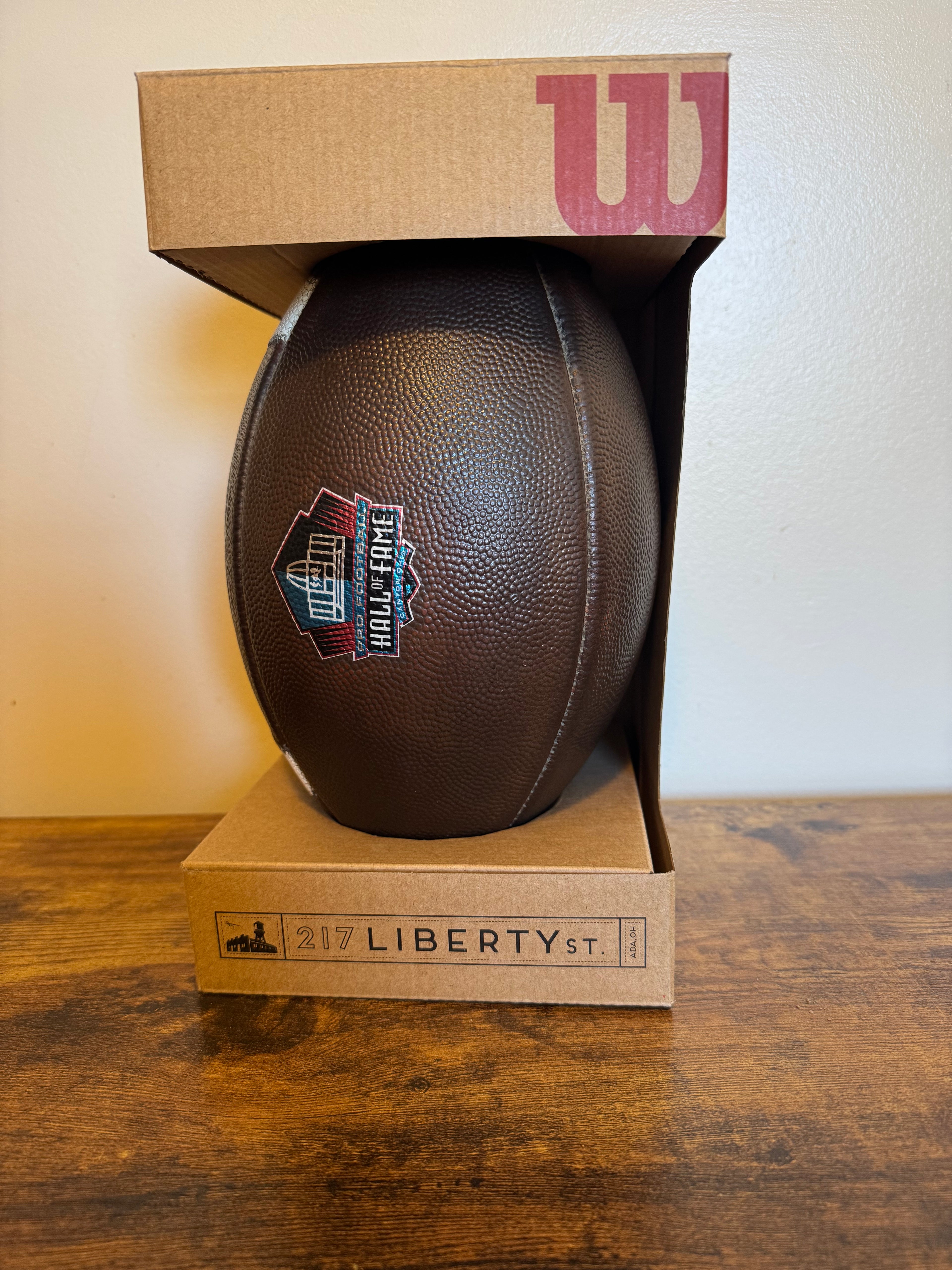 Wilson Official NCAA GST Football Pro Football Hall Of Fame Edition Game Prepped