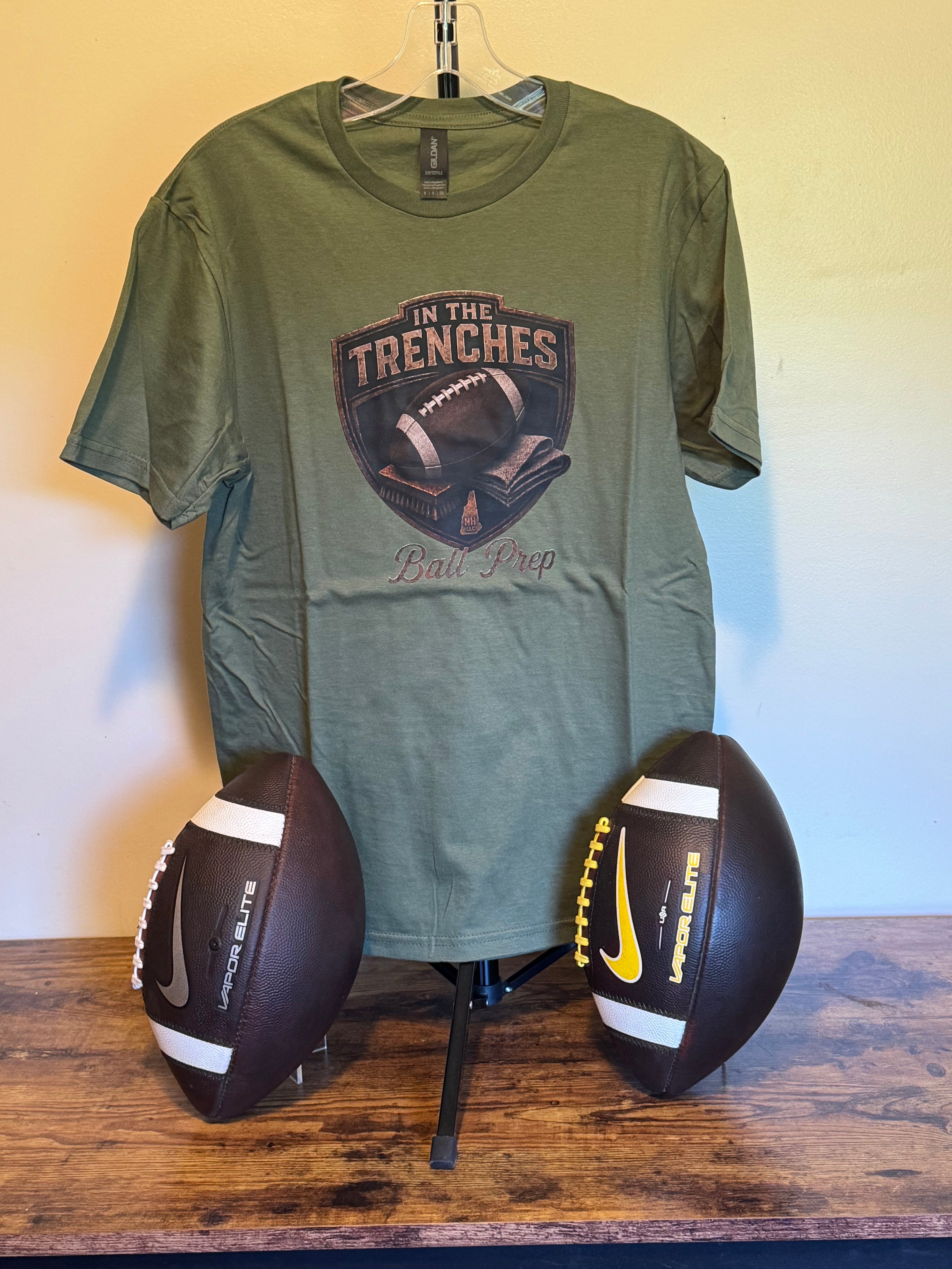 In The Trenches Ball Prep Logo T-Shirts