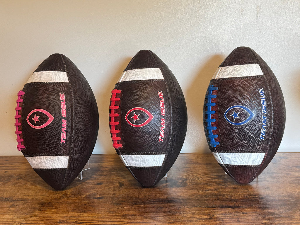 Big Game Team Issue Youth (12-14) Game Prepped Leather Football multiple colors available