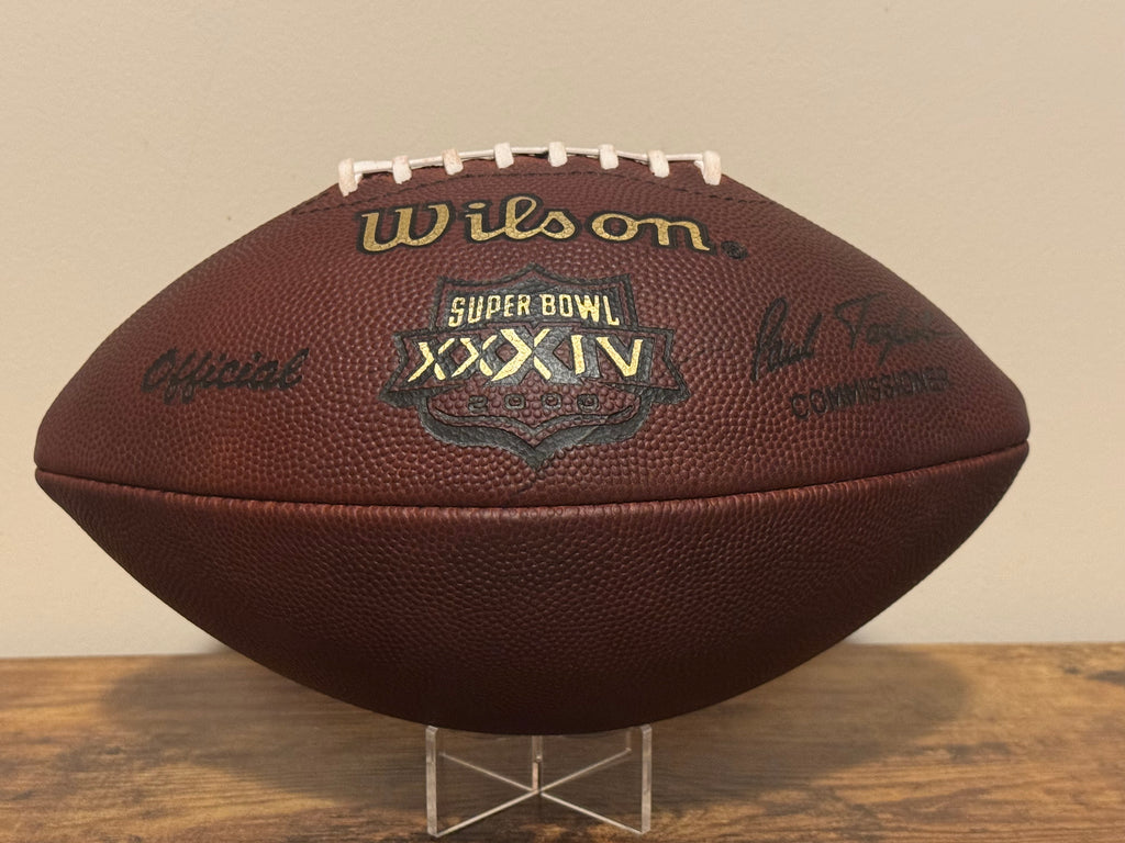 Wilson Official NFL Super Bowl XXXIV Football Restored And Conditioned