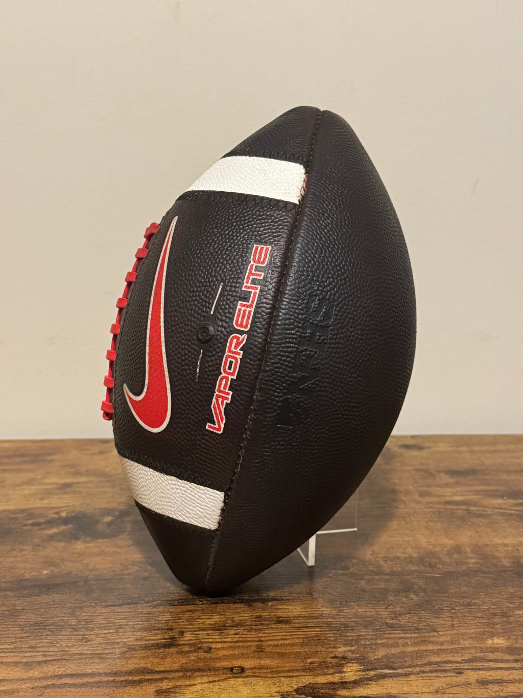 Nike Vapor Elite (Red) Leather Fully Game Prepped/ Broken In/ Mudded and Tacked