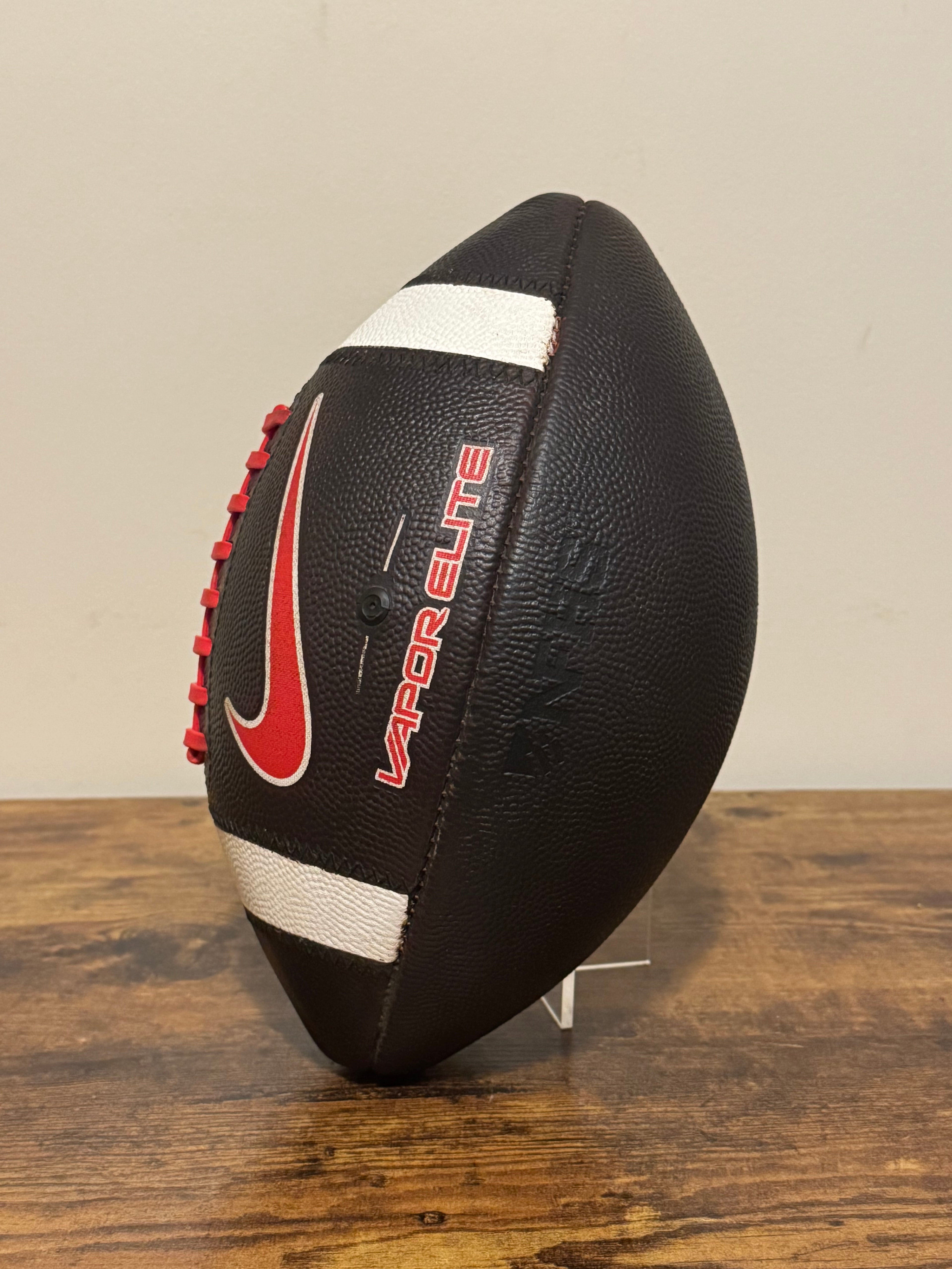 Nike Vapor Elite (Red) Leather Fully Game Prepped/ Broken In/ Mudded and Tacked