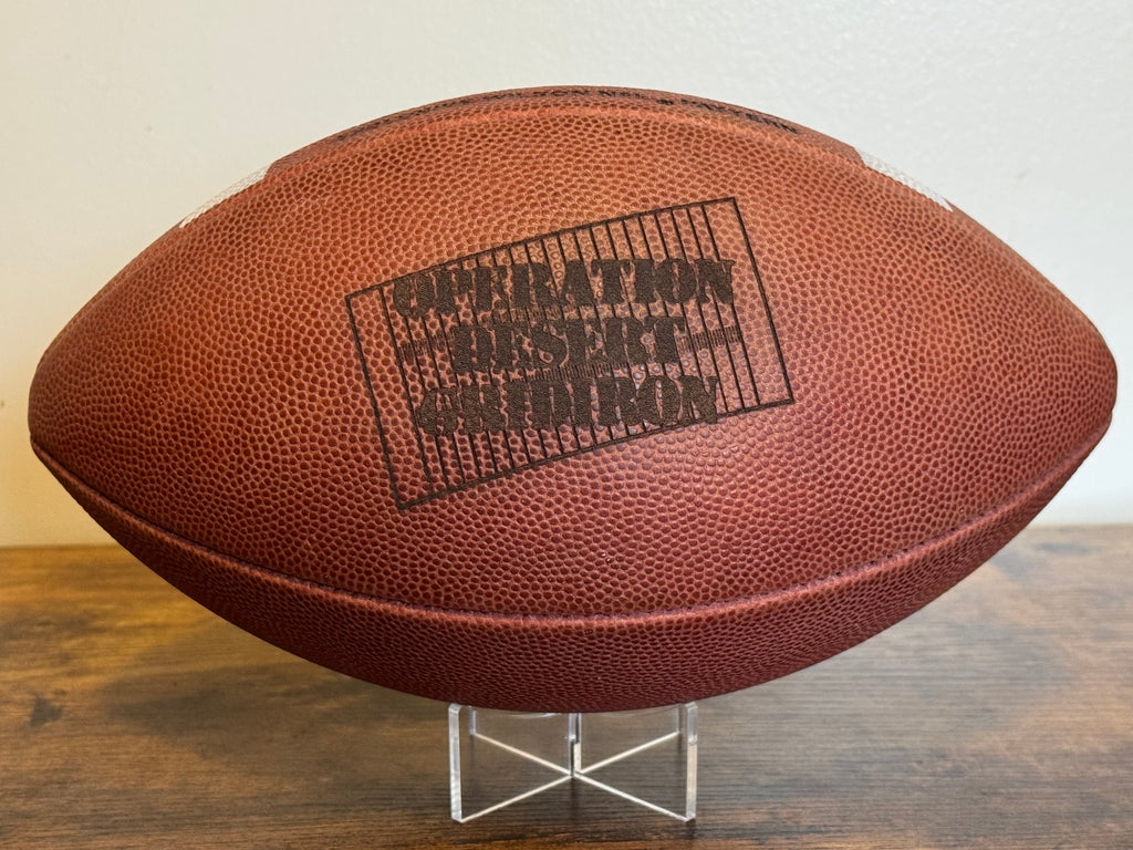 Wilson AFCRT 1001 Operation Desert Gridiron (Storm) Football
